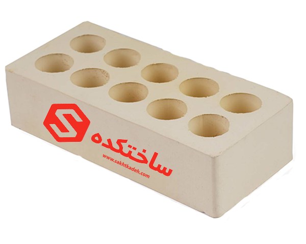 آجر لفتون 10 سوراخ زرد-ساختکده